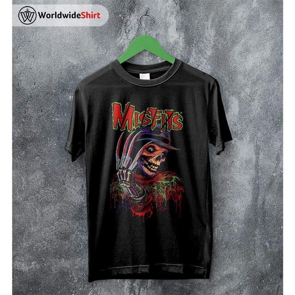 Misfits s Tour Classic Rock Punk Band Music Graphic Fan Art T-Shirt